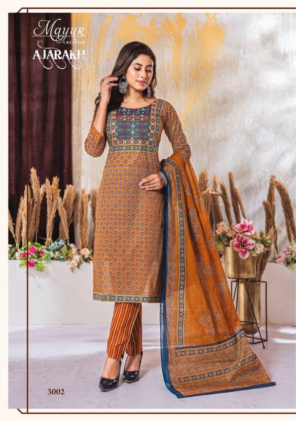 Mayur Ajarakh Vol-3 – Kurti Pant With Dupatta